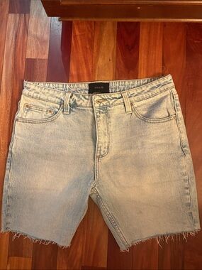 ROLLA'S Light Blue Denim Cutoff Shorts
